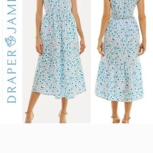 NWT Draper James Blue Floral Dress size Large